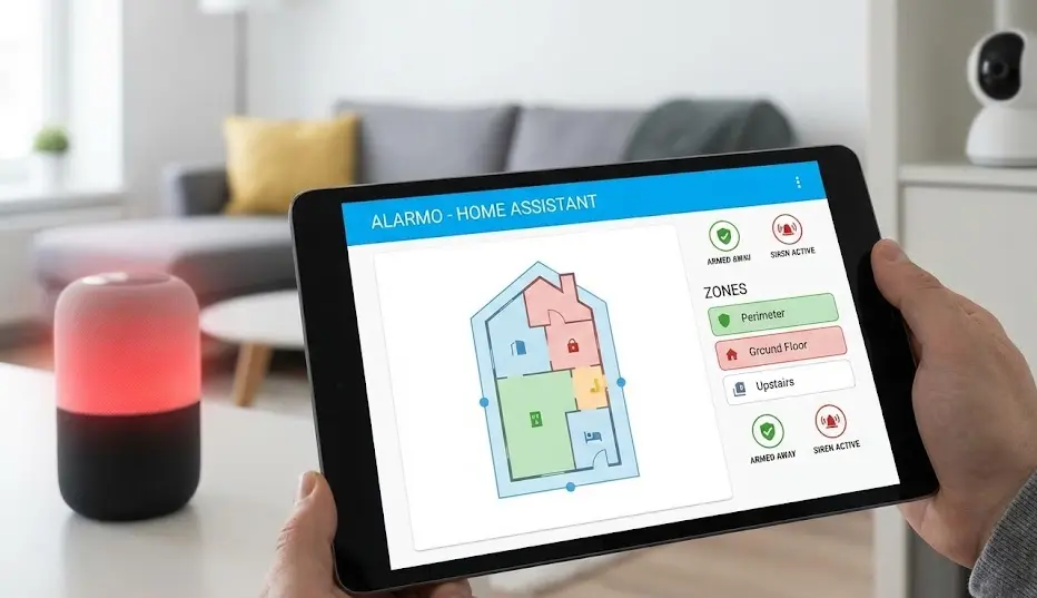 Alarmo en Home Assistant: Guía Definitiva de Seguridad y Zonas 2026