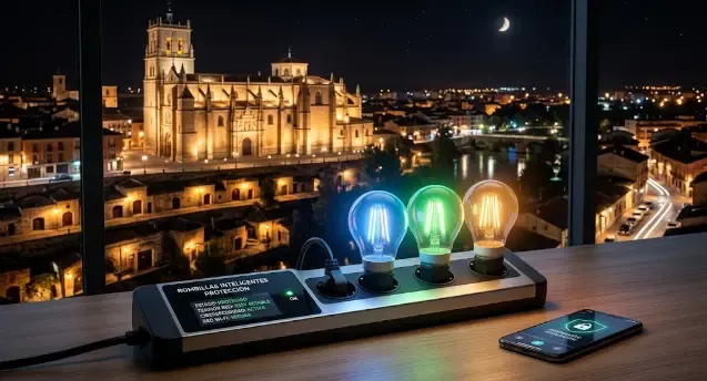 Bombillas inteligentes y protección eléctrica