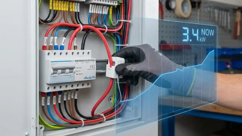 Control de Consumo Total: Guía Shelly EM y Ahorro Luz