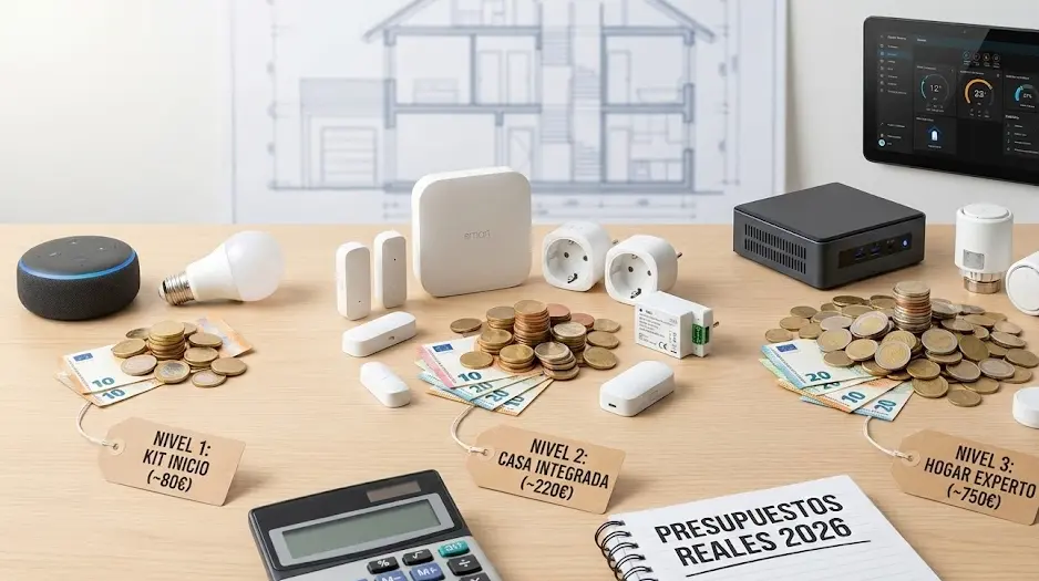 Cuánto cuesta domotizar una casa en 2026: Presupuestos Reales