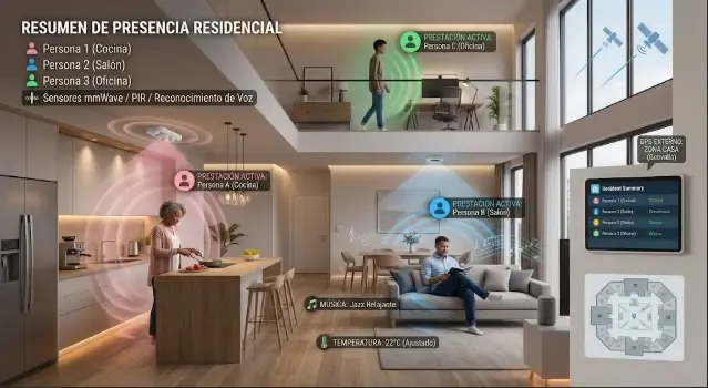 Detección de presencia en Home Assistant con WiFi, GPS y Bluetooth