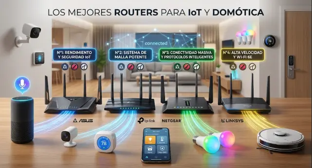 Mejores Routers y Sistemas Wi‑Fi para IoT y Domótica en 2026 (Guía y Comparativa)