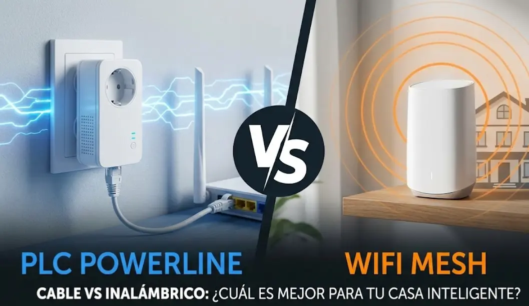 PLC Powerline vs WiFi Mesh: ¿Cuál es mejor para tu casa?