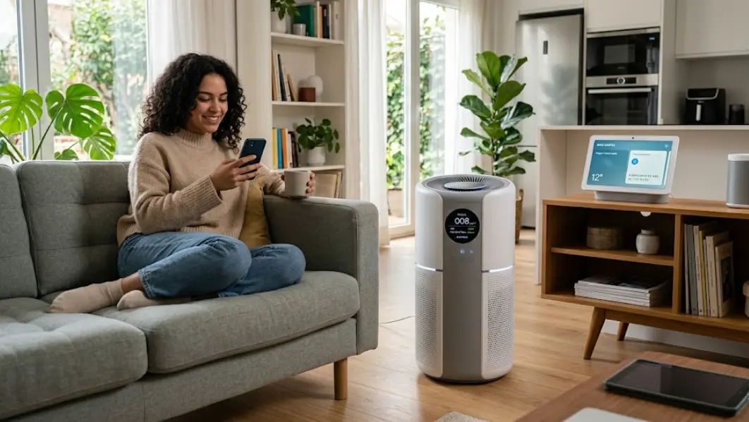 Purificadores de Aire Inteligentes 2026: Guía Completa de Domótica y Salud