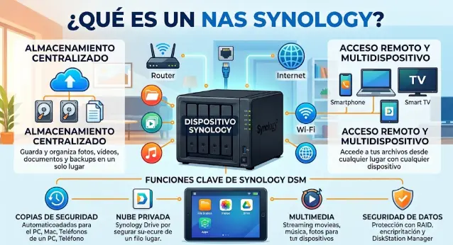Qué es un NAS Synology y para qué sirve 