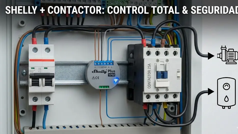 Contactores con Shelly: Guía para Controlar Cargas Pesadas
