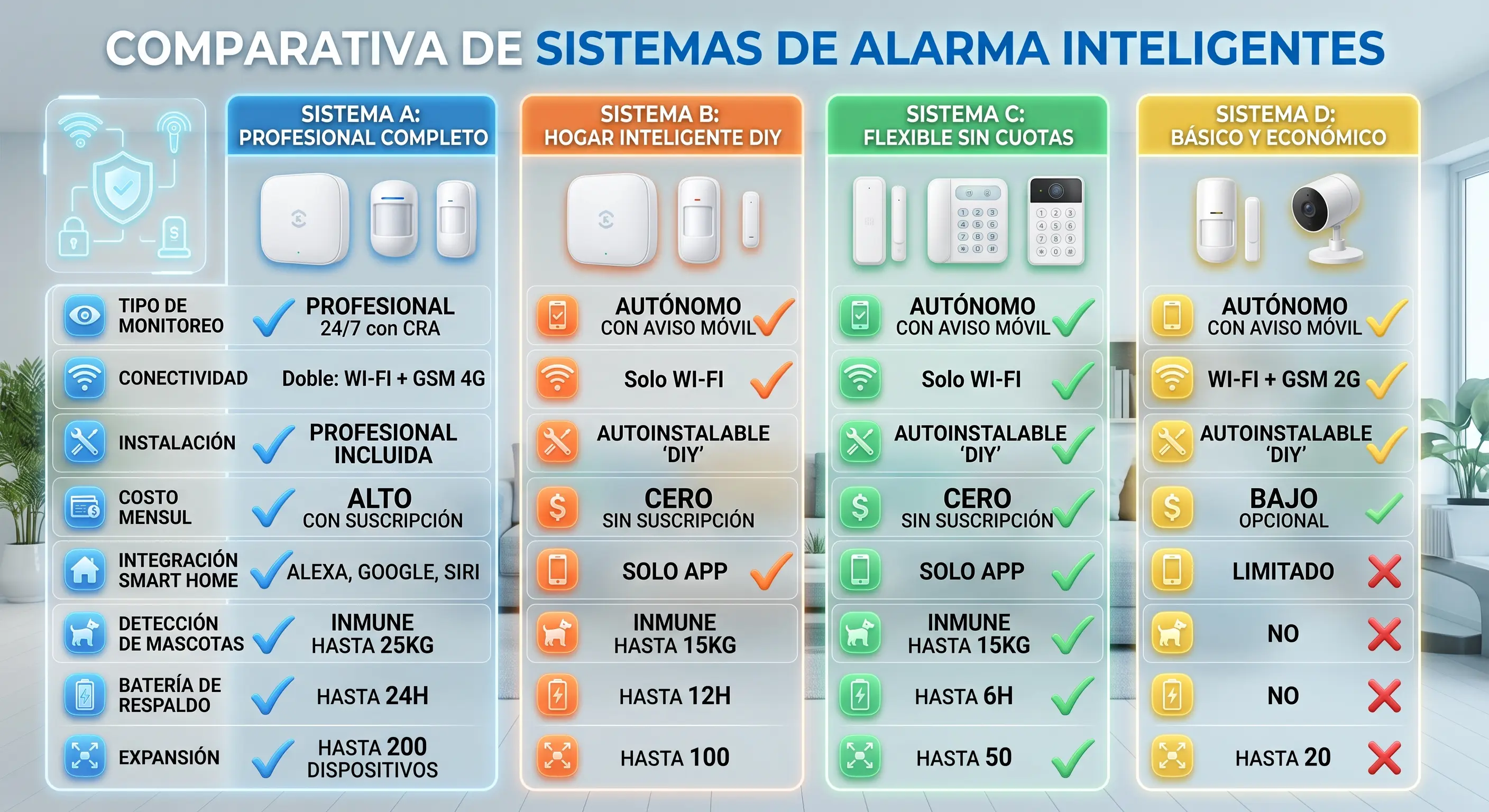 Alarma Inteligente Home Assistant 2026: Ajax, Ring, Aqara