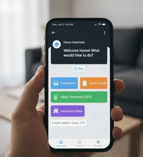 Bot Telegram Home Assistant con botones interactivos